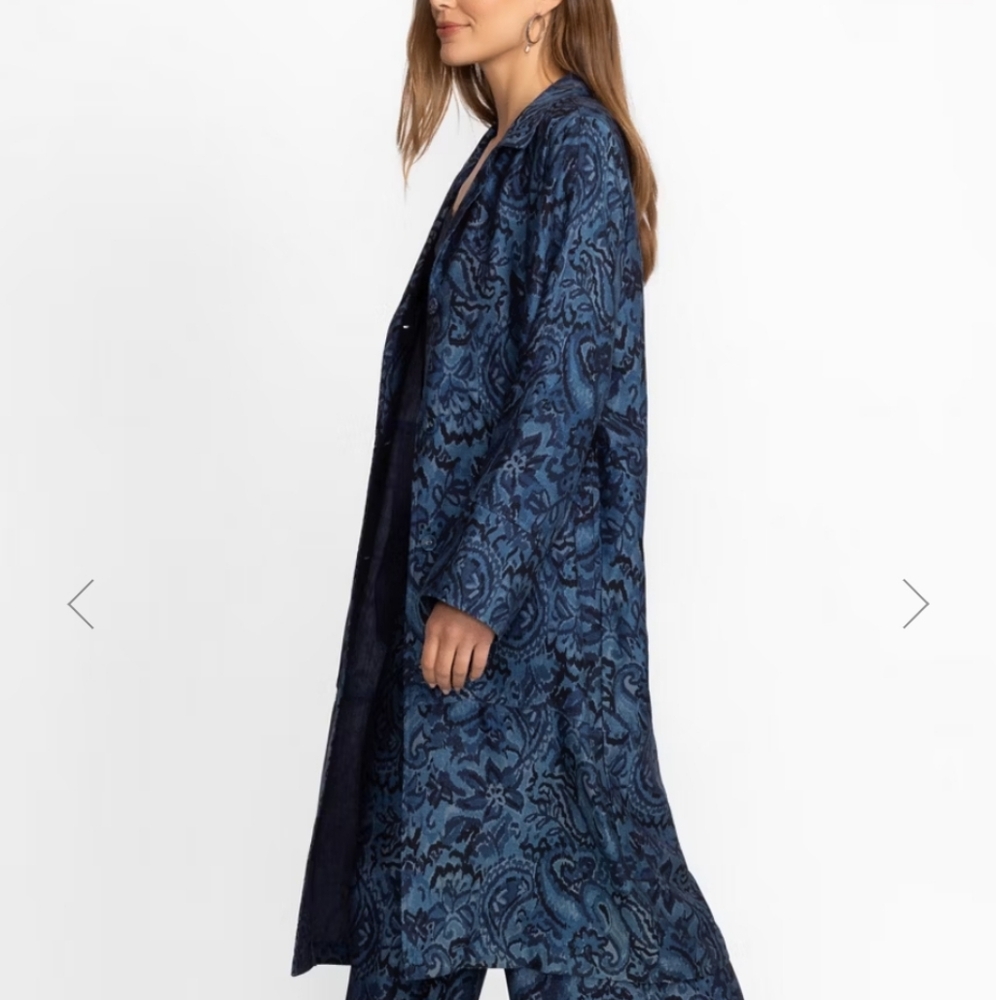 Johnny Was Workshop Duster Coat Size XS Oversized - Picture 4 of 13